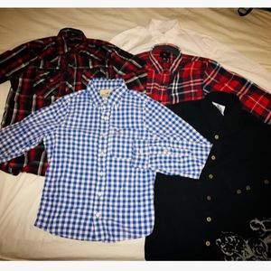 Men's Long Sleeve Button - Ups ( Size S)